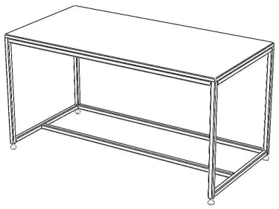 Standard Industrial Workstation 3D model