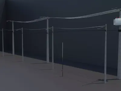 light posts Free 3D model