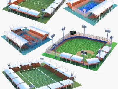  Five Sport Courts Collection 