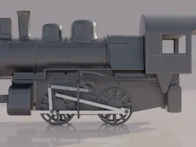 Pennsylvania locomotive class A-5s 3D model