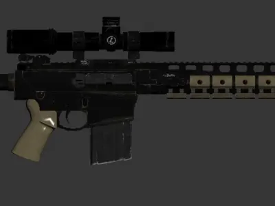 Larue PredatOBR  3D model