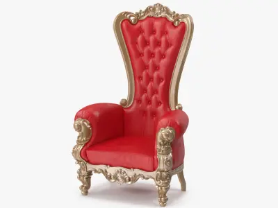 Santa Throne Chair  purchase 3D model