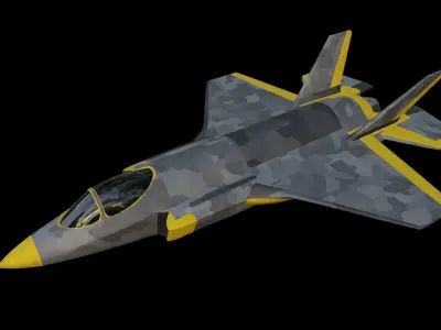 Modern Fighter Jet - Lockheed Martin F-35 Lightning II 3D print model