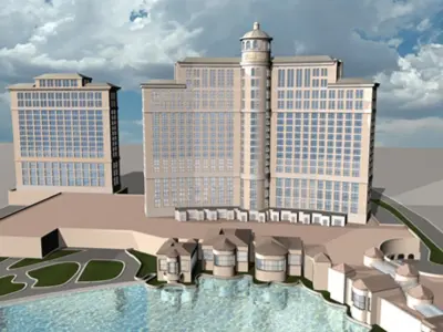 Bellagio Hotel Las Vegas 3D model purchase