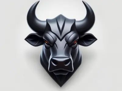 Metallic Bull 3D model
