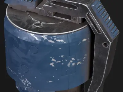 MH-X3 Grenade 3D model