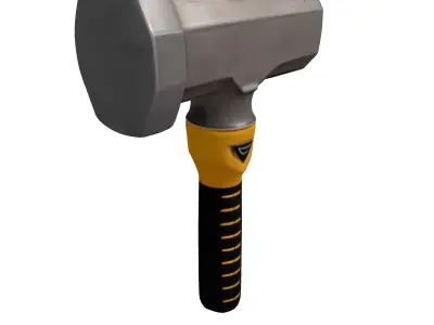 Heavy Duty Sledgehammer Tool PBR Low-poly 3D model