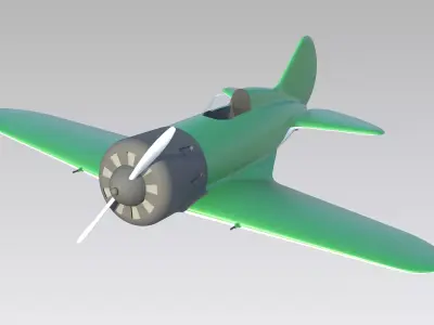 Polikarpov I-16 Type 5 3D print model