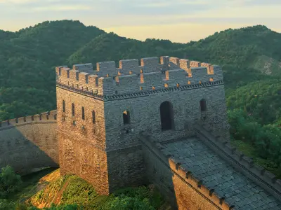Great Wall of China 3D model from CGTrader