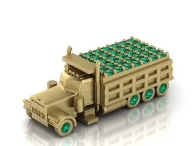 Truck Model 3044 3D print model