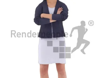 Melanie Animated 002 Standing