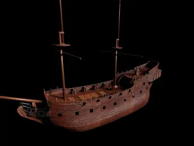 Pirate Ship 3D model buy
