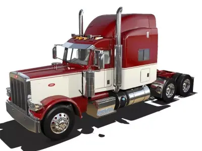 389 Semi Truck 3D model