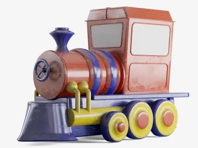 Toy Train  3D model