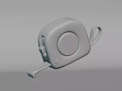 Measuring Tape Low-poly 3D model get