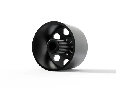 FRONT SPECIALITY FORGED D018 WHEEL 3D MODEL 3D model