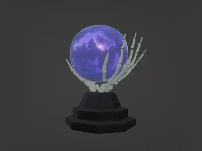 Witchball  3DMODEL  part of the Halloween package  Free 3D model
