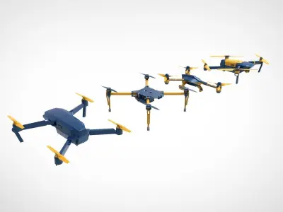 drone 4 type 1 3D model