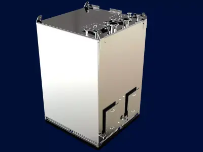 Chemical tanks module-a Free 3D model