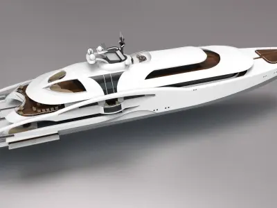 Superyacht II 3D model
