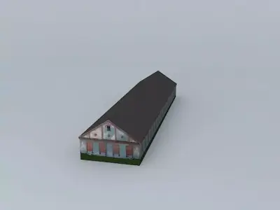 Abandoned warehouse Free 3D model