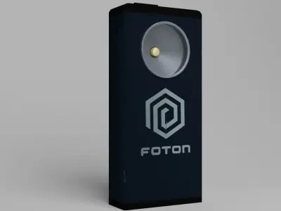 Stylized Flashlight PBR low-poly game ready Low-poly 3D model