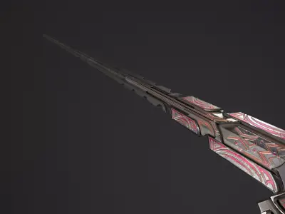 Fantazy Sword Melee Weapon Low-poly 3D model buy
