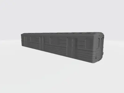 O Scale Moscow Style Subway Metro Wagon 3D print model