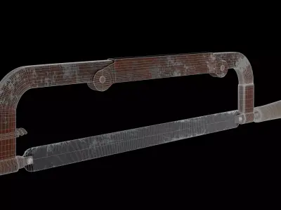 Old Hacksaw 3D model