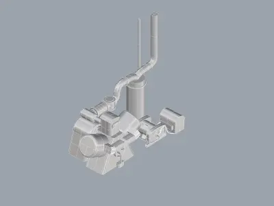Air Pumper Machine 3D model