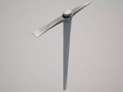  Pickaxe Low-poly 3D model