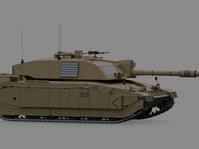 Challenger II TANK 3D model