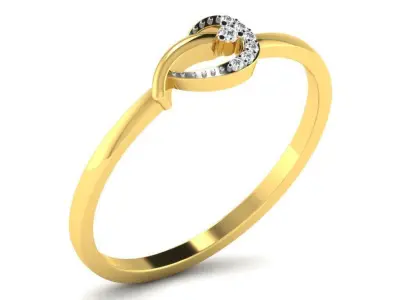  Engagement ring 55 light weight 3dm cad files  part 04 3D print model