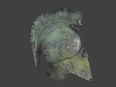 Greek Helmet 3D model