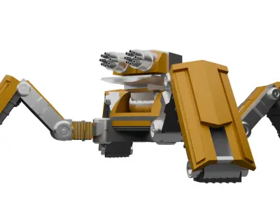 Mechanical War Robot 3D model