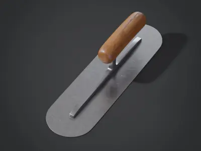 Pool Trowel 3D model