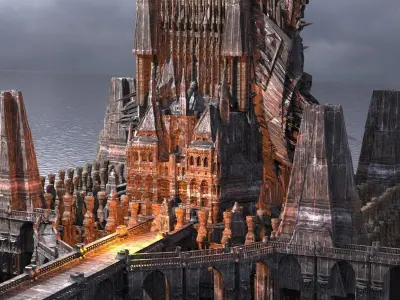 Dukes Dark Archives Kit bash  3D model