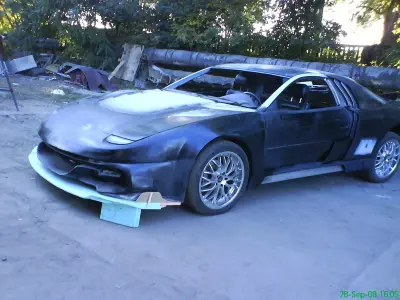 GT car with two engines Free 3D model