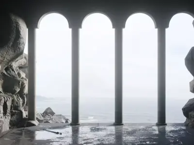 Forgotten Place 3ds max Low-poly 3D model