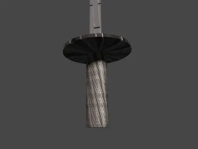 SWORD samurai Free low-poly 3D model purchase