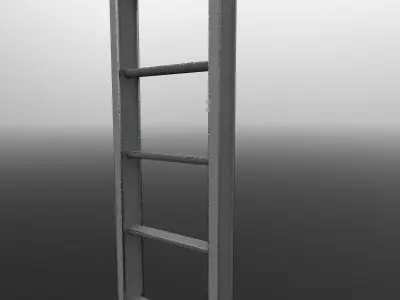Ladder 3D model Free low-poly 3D model
