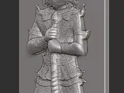 Yak Statue 3D print model Free 3D print model