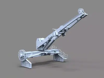 Crane for oil rig supplier Rembertiturm  3D print model