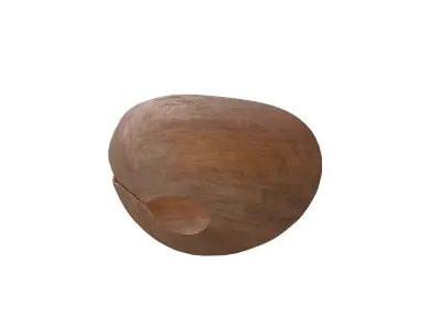 Wooden Fish V1 001 Low-poly 3D model