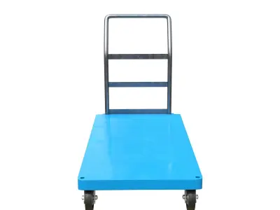 SteelCart Painted Low-poly 3D model