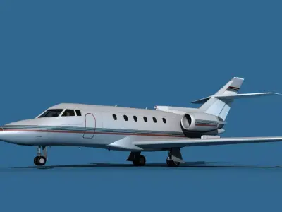 Hawker Siddley 800SR V12 3D model