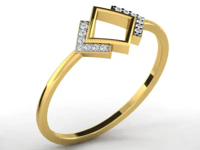 Engagement ring 55 light weight3dm cad files  part 05 3D print model purchase