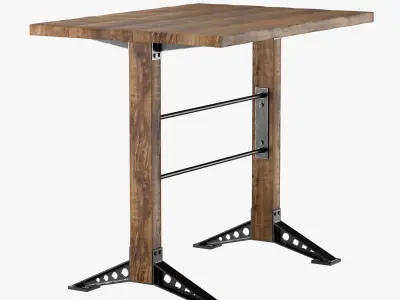 Horeca statafel - Graz hoog 3D model