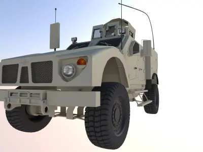 M-ATV armored vehicle 3D model