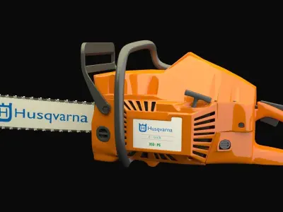 Power saw machine 3D model